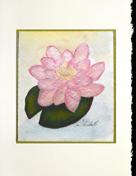 Greeting Card - Water Lily