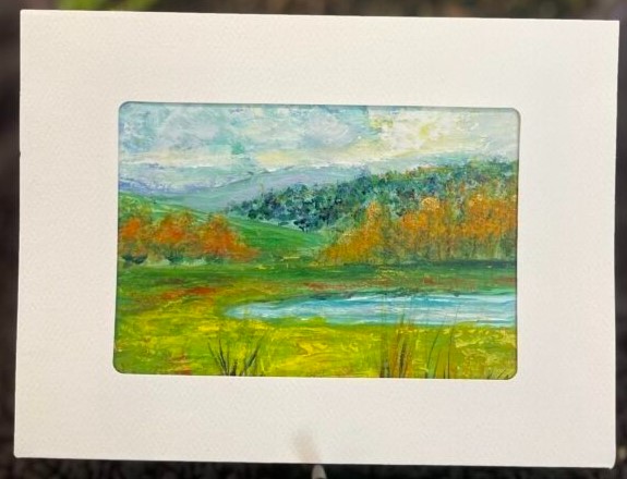 Hand-Painted Greeting Card - Landscapes of My Soul 13