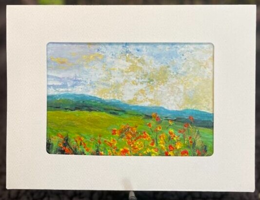 Hand-Painted Greeting Card - Landscapes of My Soul 14