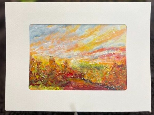 Hand-Painted Greeting Card - Landscapes of My Soul 19