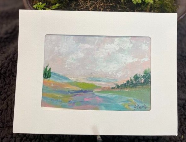 Hand-Painted Greeting Card - Landscapes of My Soul 21