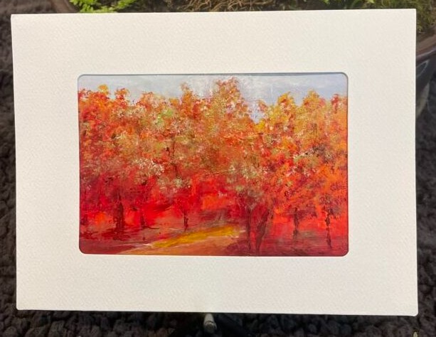 Hand-Painted Greeting Card - Landscapes of My Soul 3