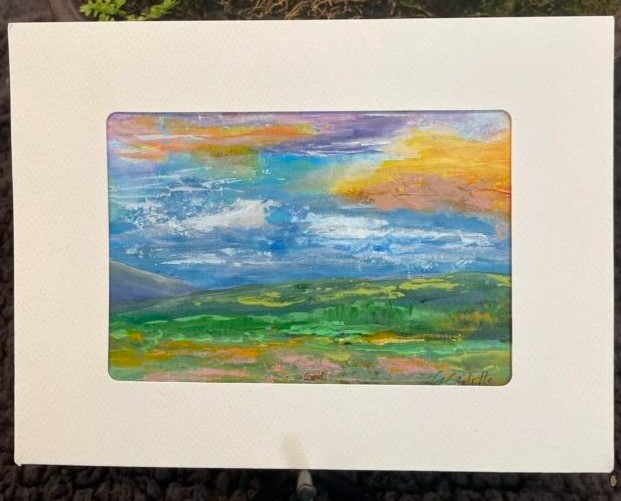 Hand-Painted Greeting Card - Landscapes of My Soul 5