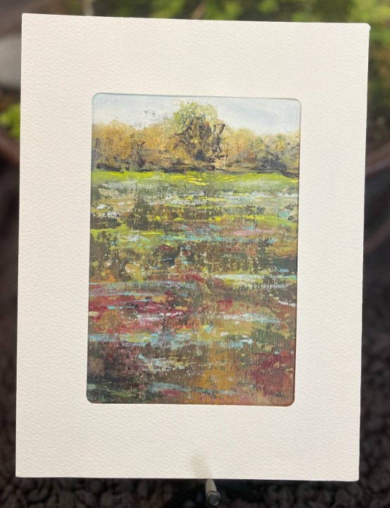 Hand-Painted Greeting Card - Landscapes of My Soul 8
